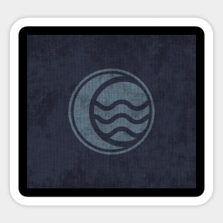 Atla Tapestry 4 - Flag of the Water Tribe (North) Sticker